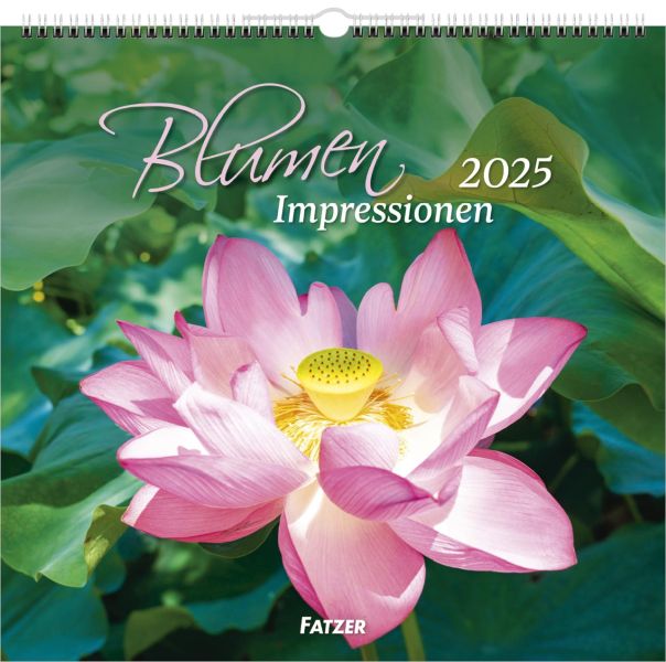 Blumen-Impressionen 2025 - Wandkalender