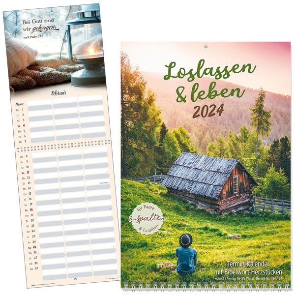 Loslassen & leben 2025 - Wandkalender