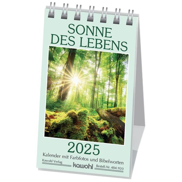 Sonne des Lebens 2025 - Aufstellkalender